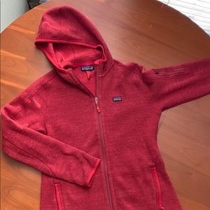 Patagonia red Better Sweater hoody